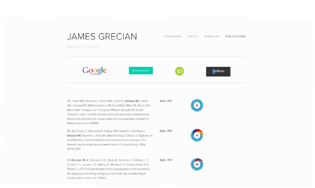 a blog on a web browser