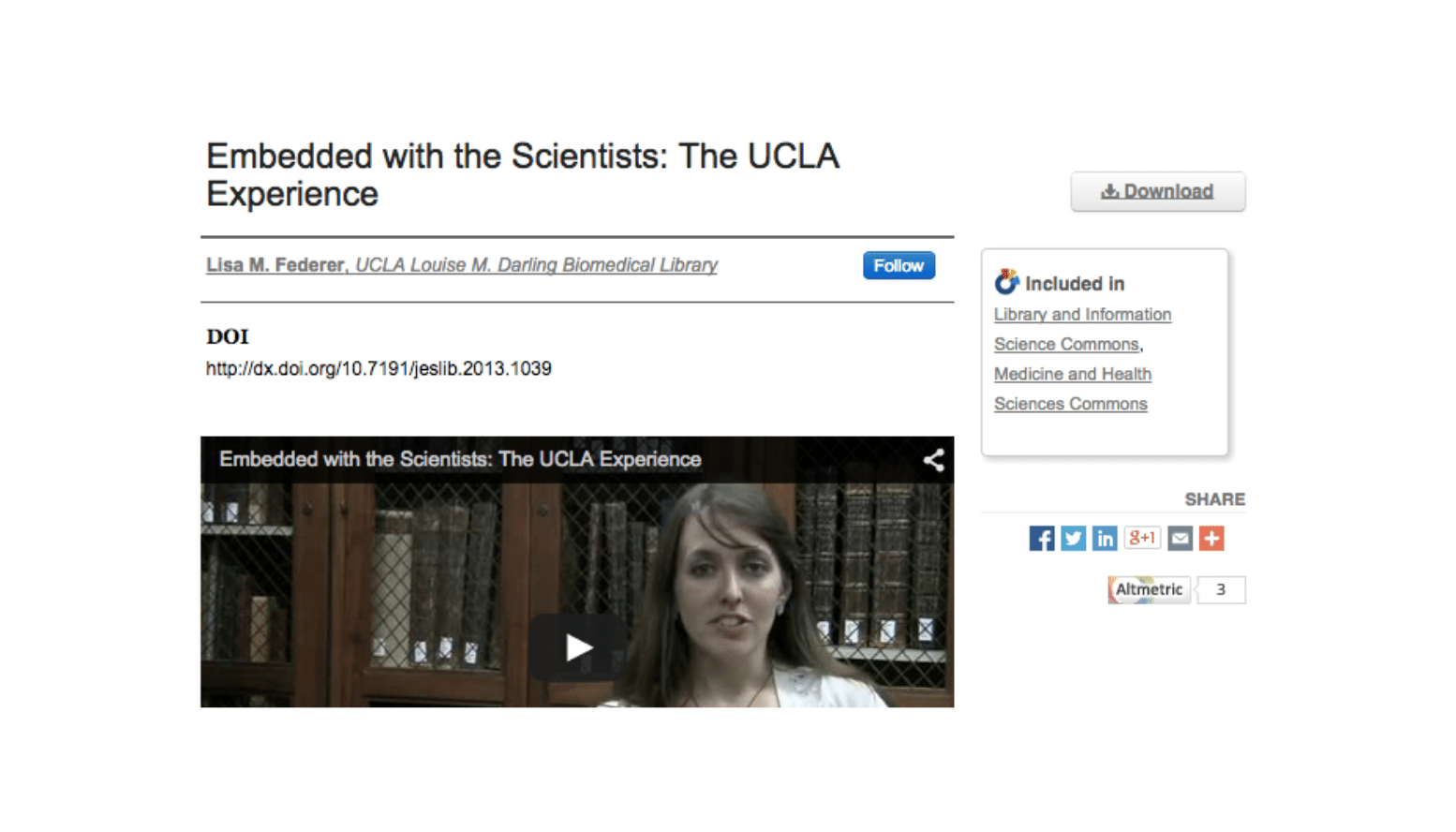 Ten ways librarians can support altmetrics